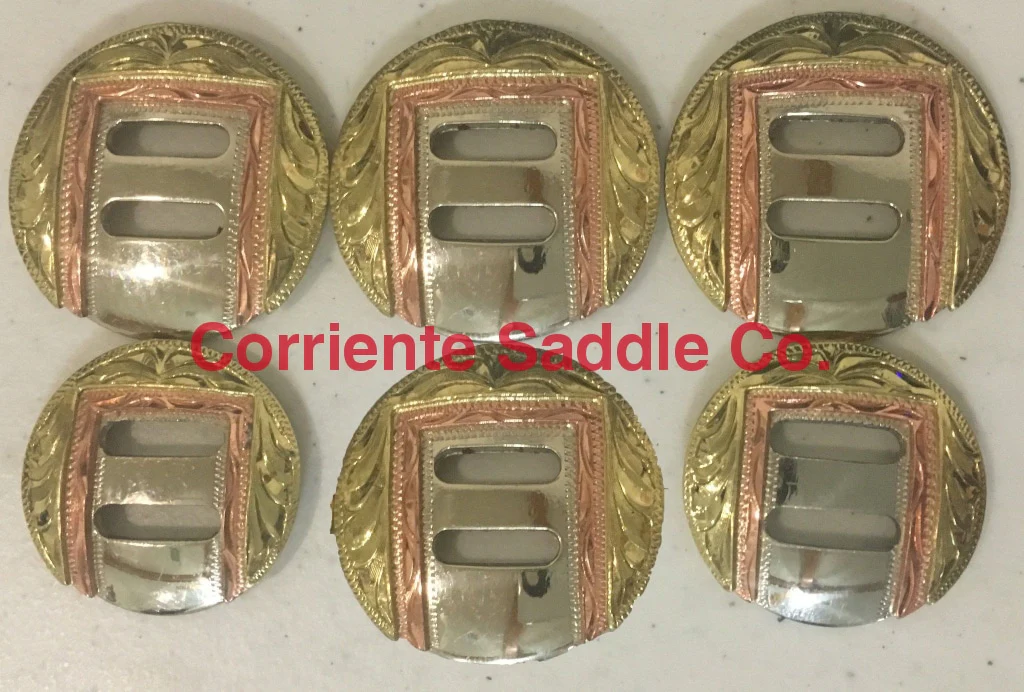 CBCONCH 139 Brass/Copper Slotted Conchos