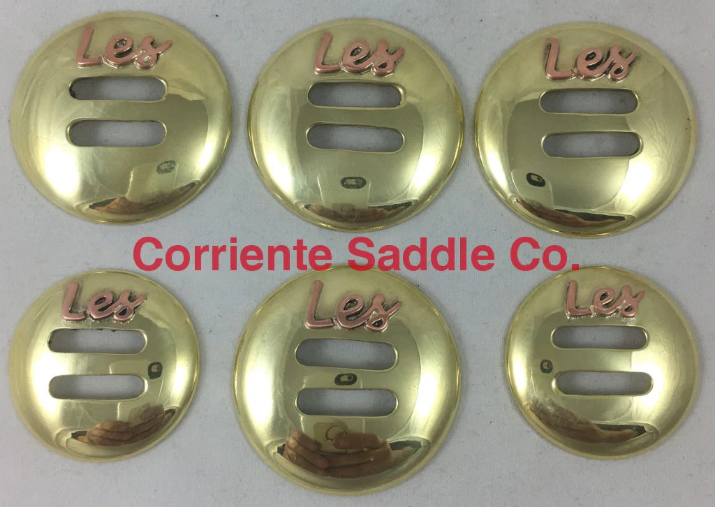 CBCONCH 155A Brass Slotted Conchos