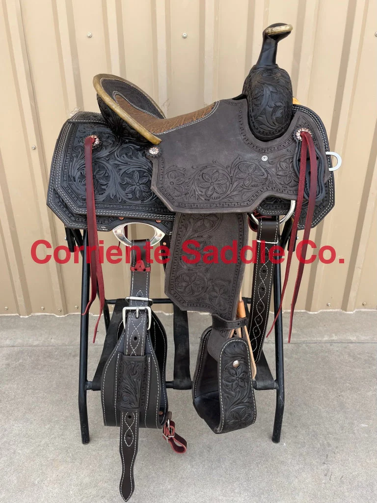 CSR 167BK Corriente Team Roping Saddle