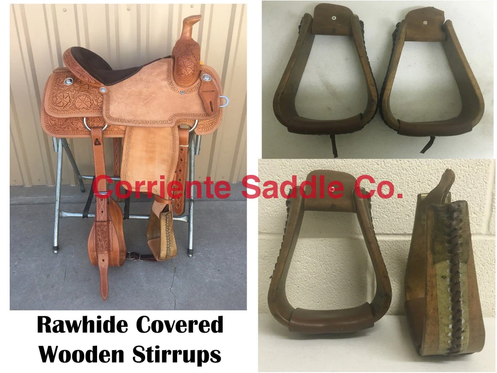 CSSTIRRUP 100 Wooden Rawhide Stirrups