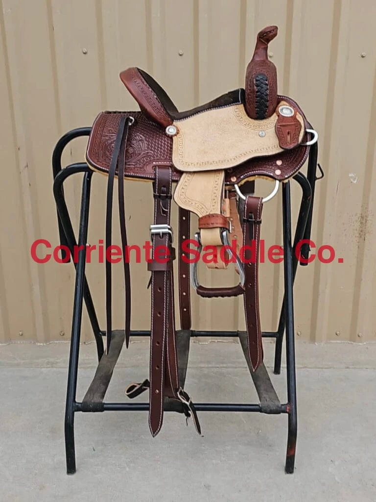 CSY 714AA 10 Inch Corriente Youth Kids Barrel Saddle
